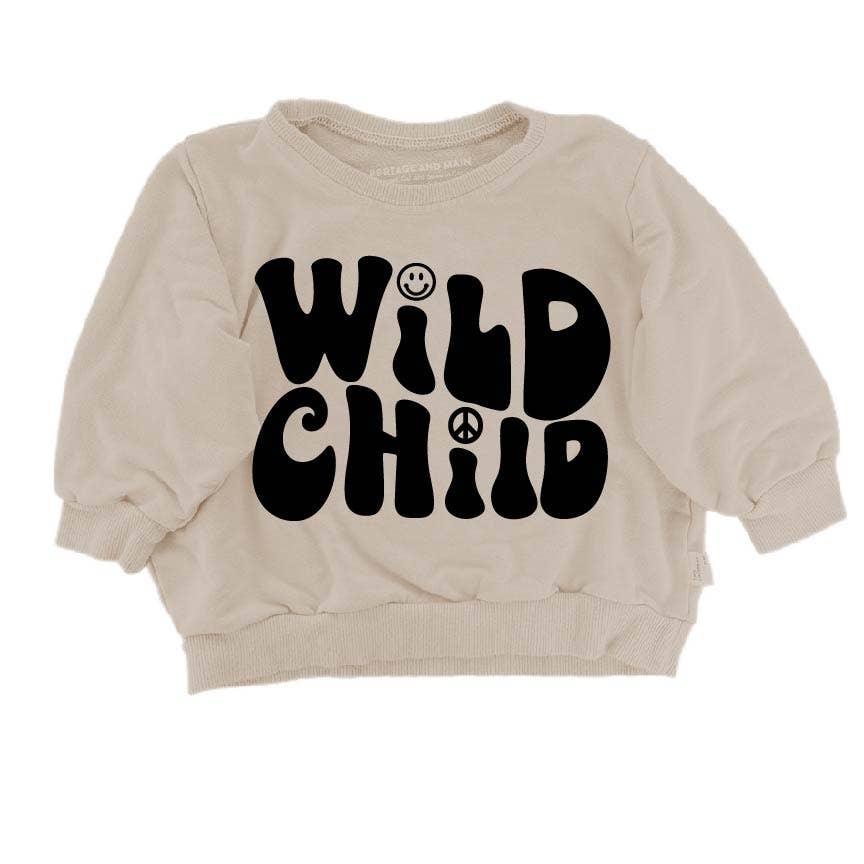Wild Child Retrofit Sweatshirt - Pretty Dang Sweet